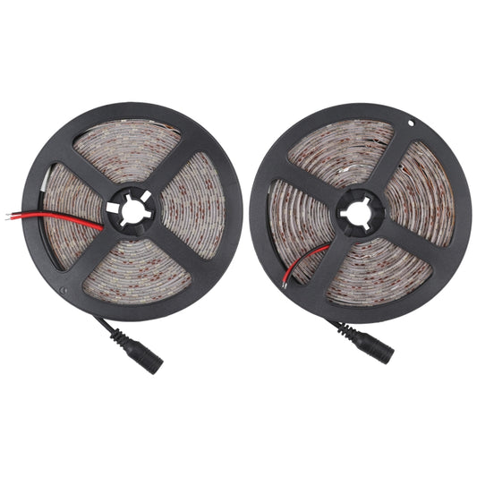 2pcs Bare Board 2835 SMD Dimmable White Light / Warm Light LED Rope Light, 60 LED/m, Length: 5m, 12V 2A 100-240V