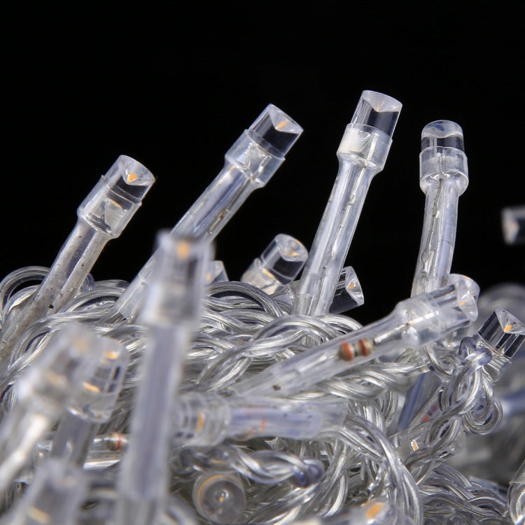 300 LEDs Curtain String Light with End Joint & Multi-function Controller & Memory Waterproof, EU Plug, AC 220V