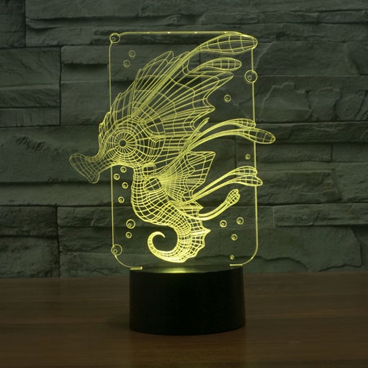 7 Colour Discoloration Creative Visual Stereo Lamp Desk Lamp Night Light