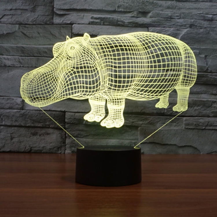 7 Color Discoloration Creative Visual Stereo Lamp Desk Lamp Night Light