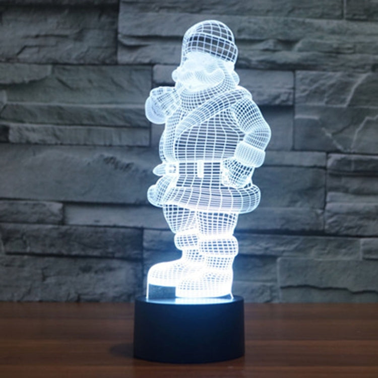 7 Color Discoloration Creative Visual Stereo Lamp Desk Lamp Night Light