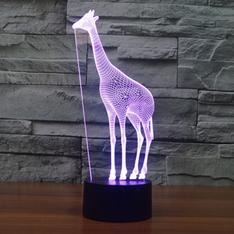 7 Color Discoloration Creative Visual Stereo Lamp Desk Lamp Night Light