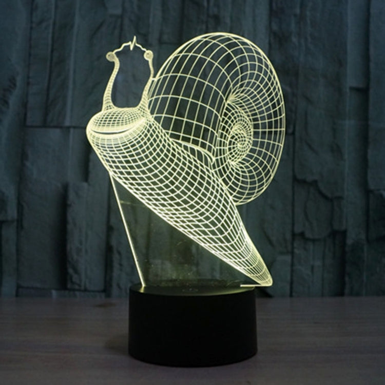 7 Color Discoloration Creative Visual Stereo Lamp Desk Lamp Night Light