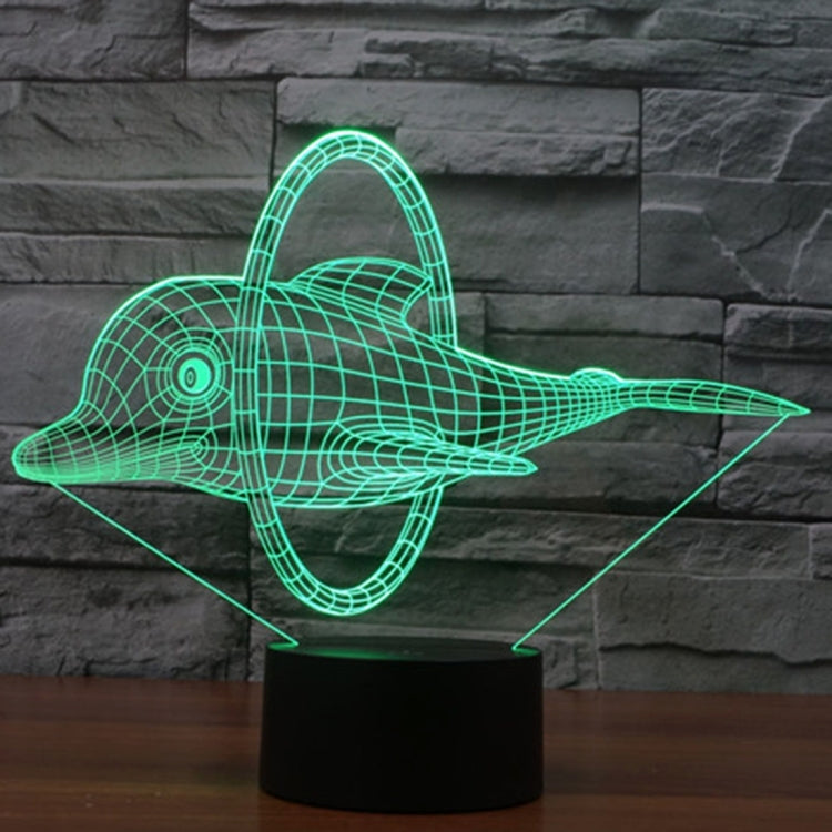 7 Color Discoloration Creative Visual Stereo Lamp Desk Lamp Night Light