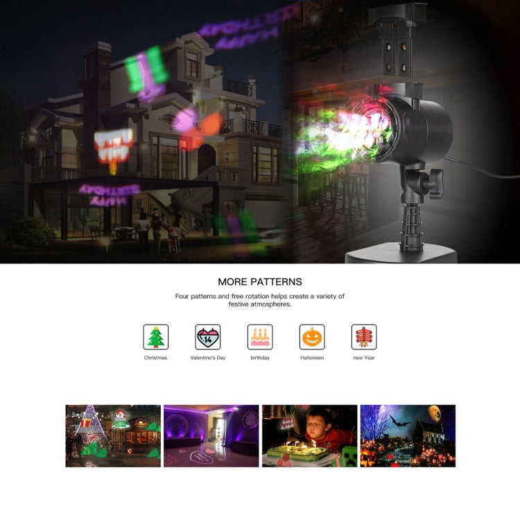 8 Groups Patterns Outdoor Lawn Lamp