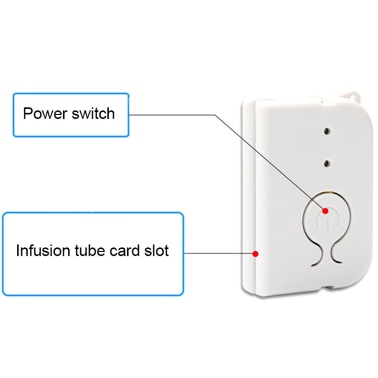 Infusion Reminder Alarm Sensor Monitor Hospital Security Nurse Patients Injection Safety Care Tool