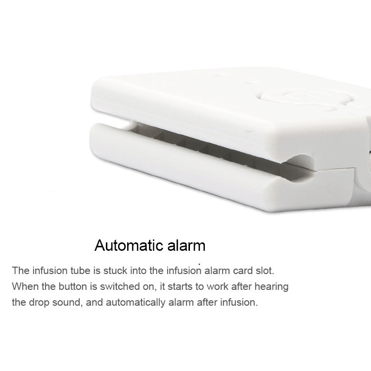 Infusion Reminder Alarm Sensor Monitor Hospital Security Nurse Patients Injection Safety Care Tool