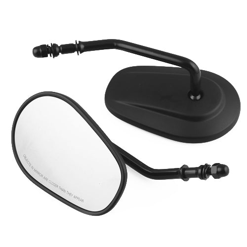 MB-MR008-BK Motorcycle Modified Rotatable Matt Rear View Mirror Set for Harley Davidson XL 883 1200