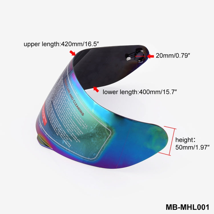 MB-MHL001 Motorcycle Helmet Shield Glasses Helmet Lens Full Face Visor Helmet Visor for AGV K3-SV K5