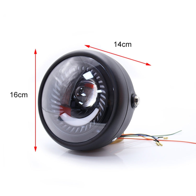 Motorcycle 5.75 inch Headlight Retro Lamp LED Light DC12V / 40W/ 6000K / 2800LM