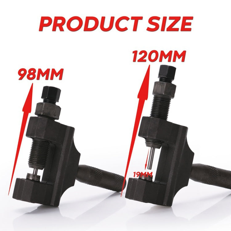 Motorcycle / Bicycle Chain Remover 420-530 Interchangeable Handle Card Type Chain Removal Tool