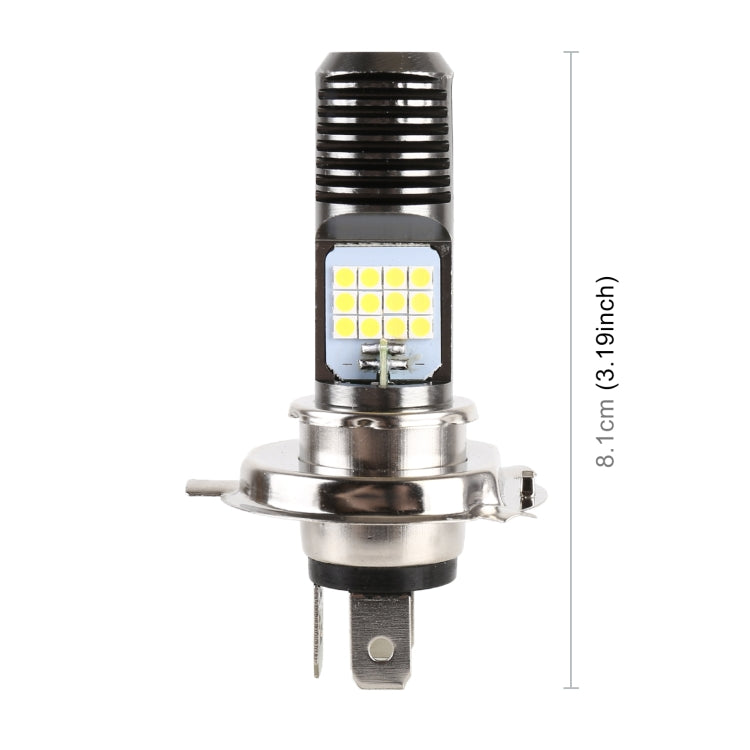 H4 DC12V / 7.4W Motorcycle LED Headlight with 24LEDs SMD-3030 Lamp Beads