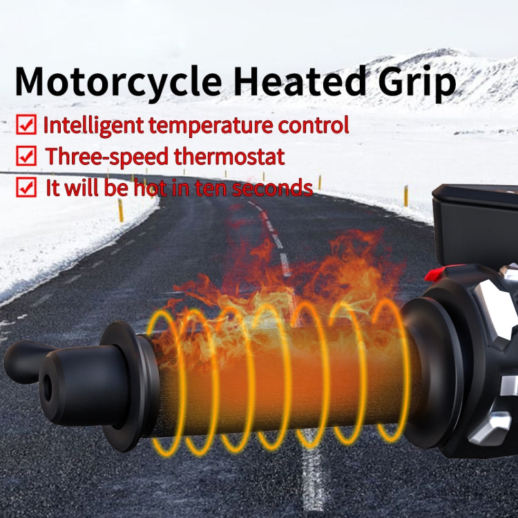 CS-974A1 Motorcycle Scooter Smart Three Gear Temperature Control Electric Hand Grip Cover Heated Grip Handlebar