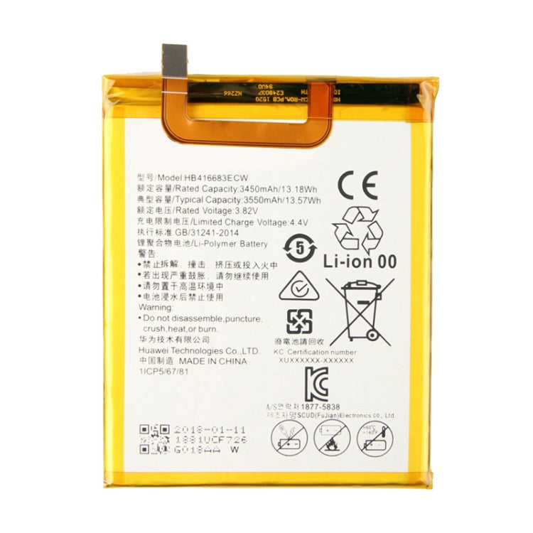 3450mAh Li-Polymer Battery HB416683ECW for Huawei Nexus 6 / H1511 / H151