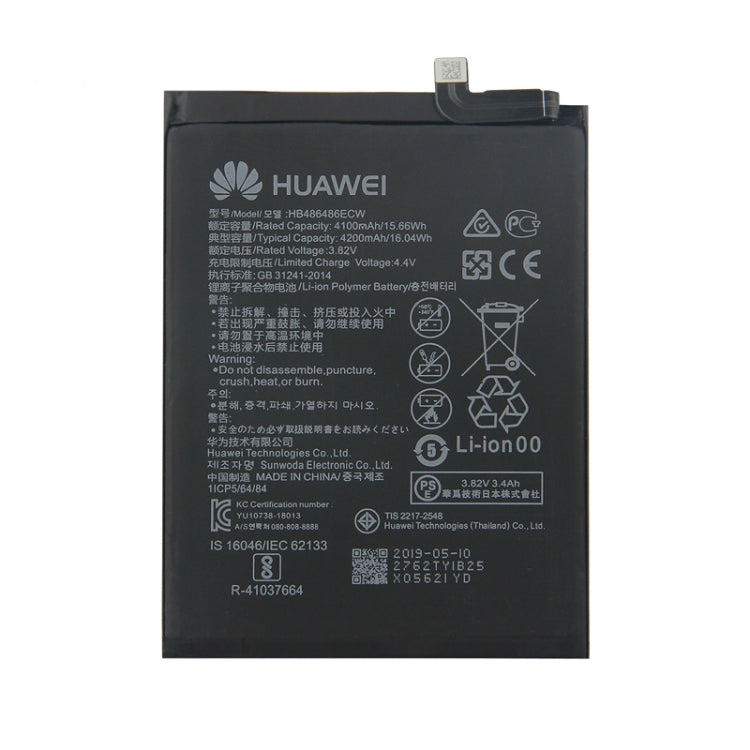 HB486486ECW Li-ion Polymer Battery for Huawei P30 Pro / Mate 20 Pro