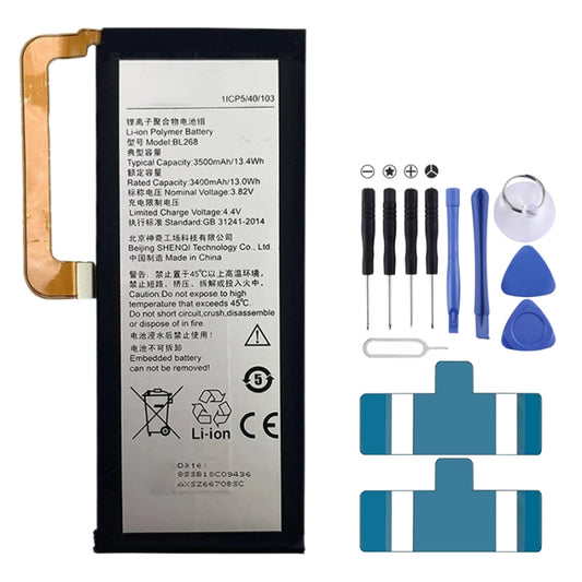 3500mAh BL268 for Lenovo ZUK Z2 Li-Polymer Battery