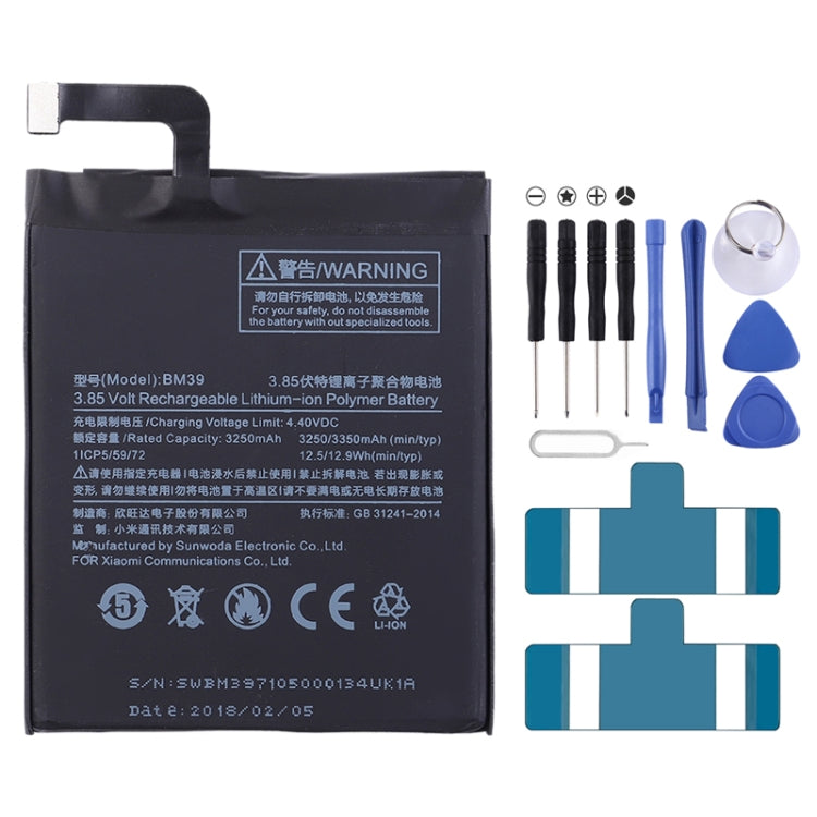 BM39 3250mAh for Xiaomi Mi 6 Li-Polymer Battery
