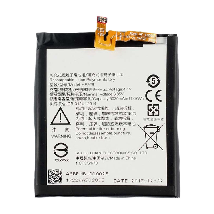 HE328 for Nokia 8 Li-ion Polymer Battery