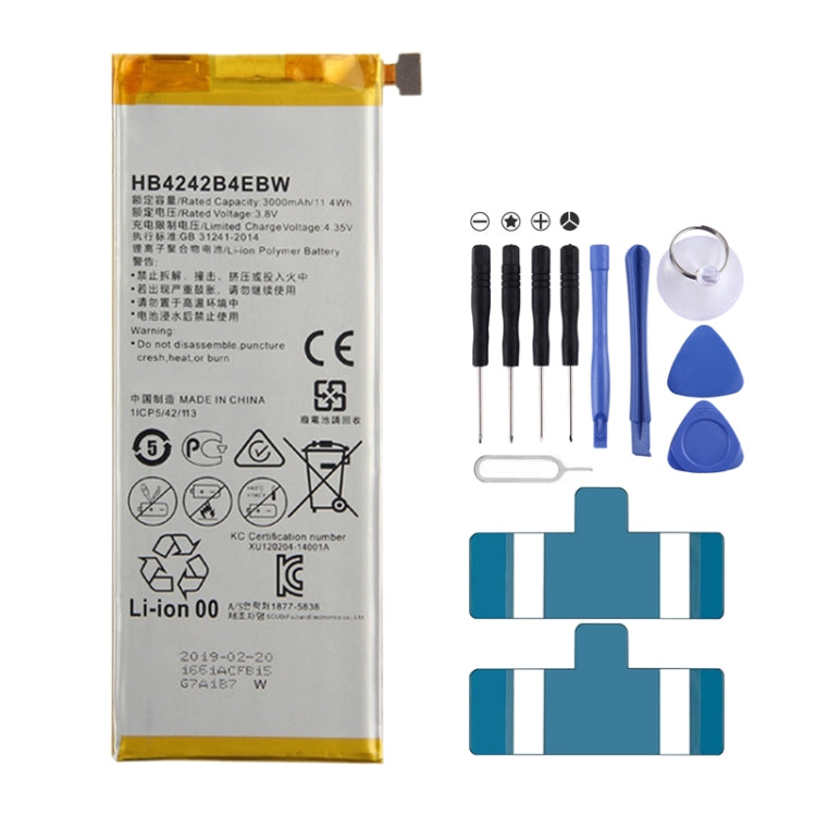 HB4242B4EBW Li-ion Polymer Battery for Huawei Honor 6 / Honor 4X