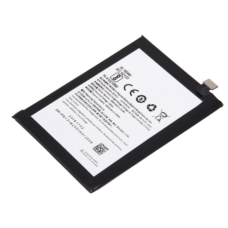 2900mAh for OnePlus 3 (A3000 Version) Rechargeable Li-Polymer Battery