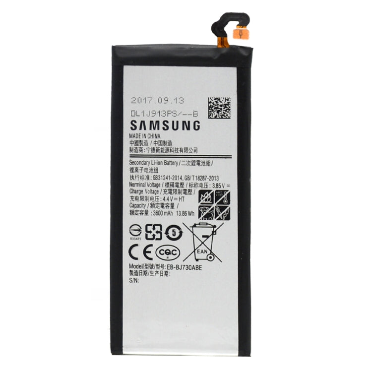 3600mAh Li-Polymer Battery EB-BJ730ABE for Samsung Galaxy J7 (2017) / J730 / J730F / J730FM / J7 Pro