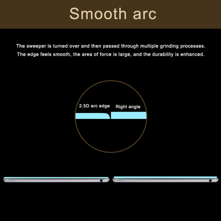 0.26mm 9H Surface Hardness 2.5D Explosion-proof Tempered Glass Film for iPad Pro 12.9 2018/2020/2021/2022