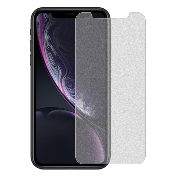 For iPhone XR / iPhone 11 50pcs Matte Frosted Tempered Glass Film, No Retail Package