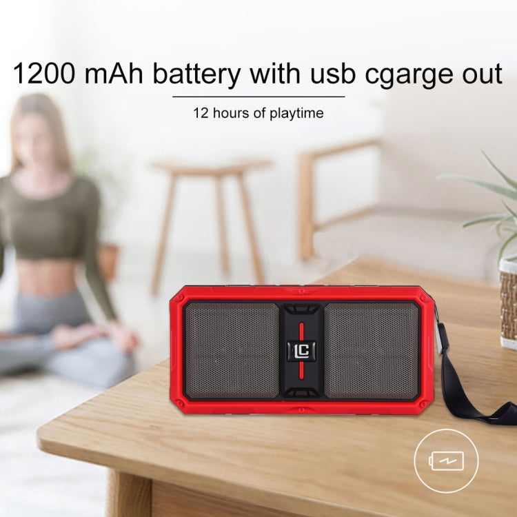 G36 DC 5V Portable Wireless Bluetooth Speaker with Hands-free Calling, Support USB & TF Card & 3.5mm Aux & FM