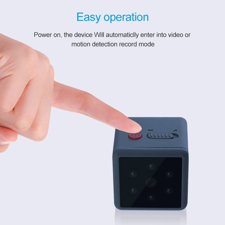 MD25 1080P Wearable Smart HD Camera Wireless Sport Camera, Support Infrared Night Vision / Motion Detection / TF Card