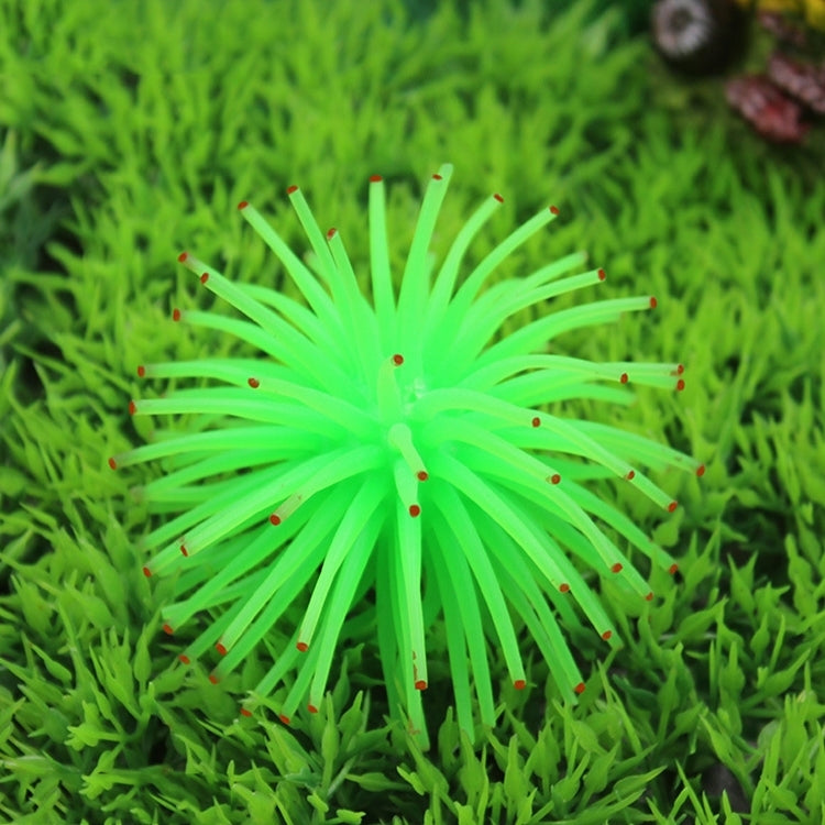 Aquarium Articles Decoration TPR Simulation Sea Urchin Ball Coral with Point, Size: L, Diameter: 13cm