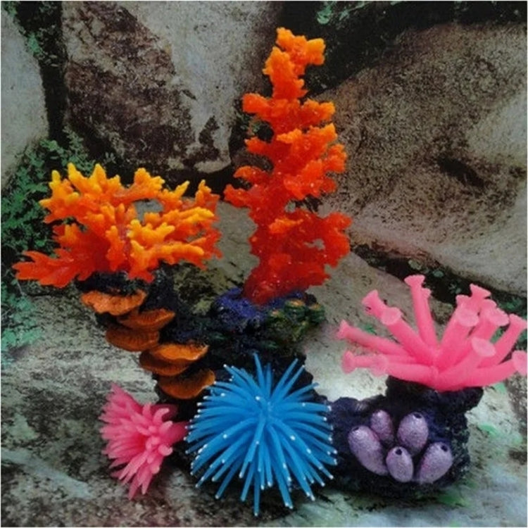 Aquarium Articles Decoration TPR Simulation Sea Urchin Ball Coral with Point, Size: L, Diameter: 13cm