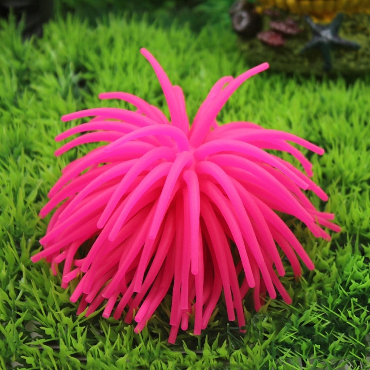 Aquarium Articles Decoration TPR Simulation Sea Urchin Ball Coral, Size: S, Diameter: 7cm