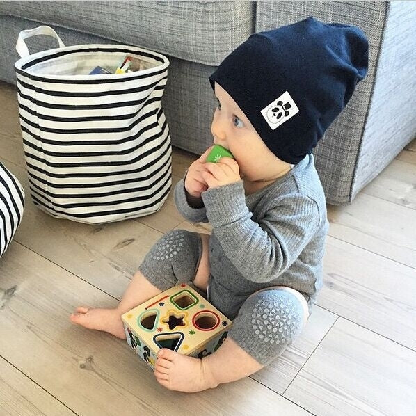 One Pair Anti-slip Children Baby Crawling Walking Knee Guard Elbow Guard Protecting Pads