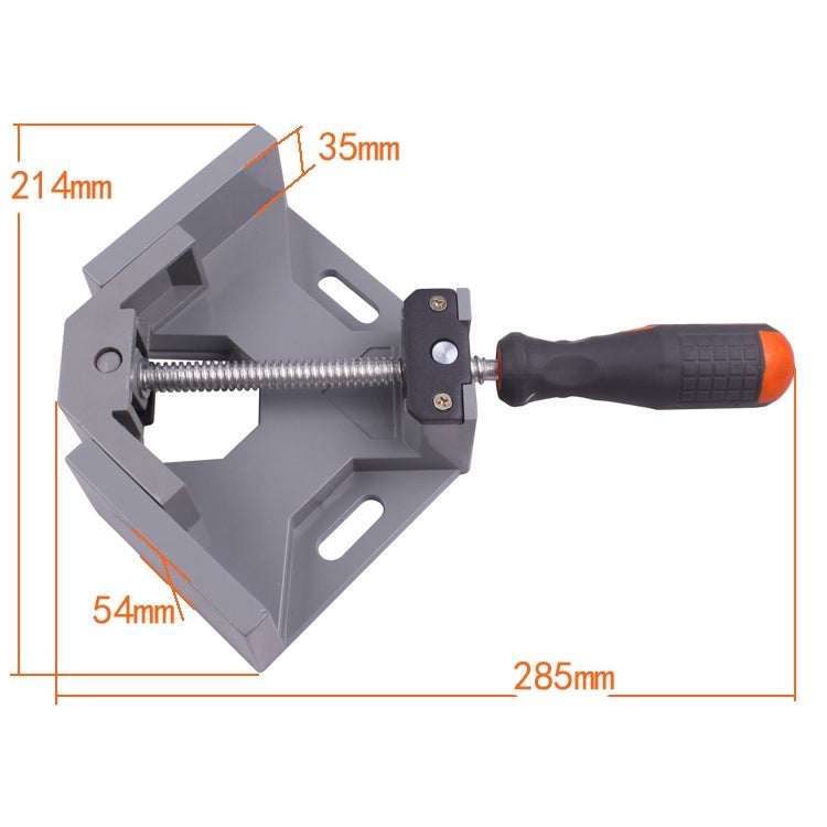 Aluminum Single Handle 90 Degree Right Angle Clamp Angle Clamp Woodworking Frame Clip Right Angle Folder Tool