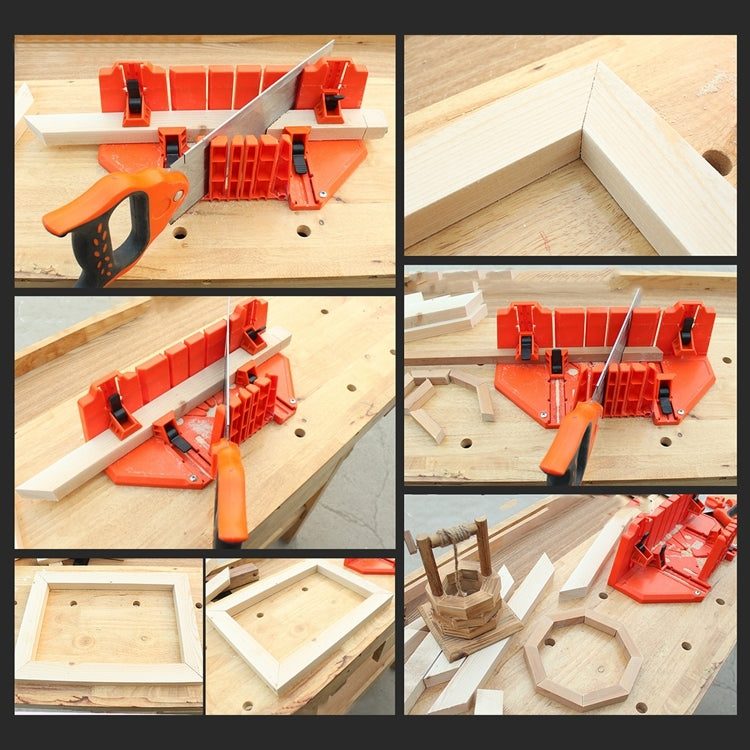 12 Inch Miter Saw Cabinets Multi-function Woodworking Hand Tools Home DIY Wood Working Hand Saws Clamped Box