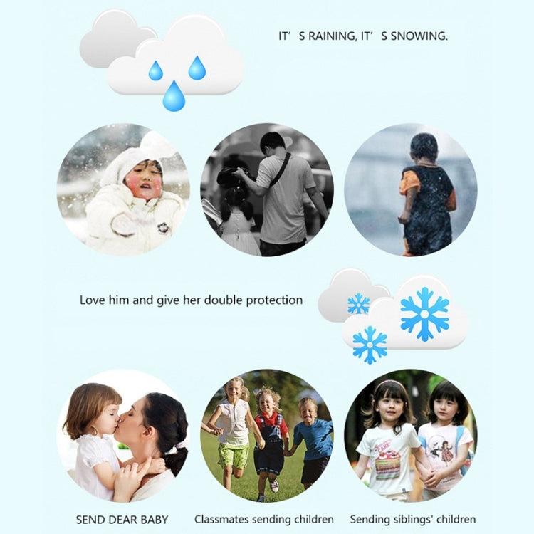 Cartoon Dinosaur Children Fashion Raincoat Size: XXL