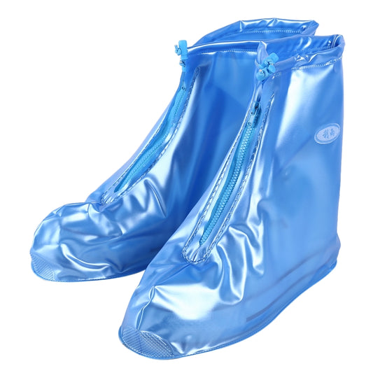 Fashion PVC Non-slip Waterproof Thick-soled Shoe Cover Size: M