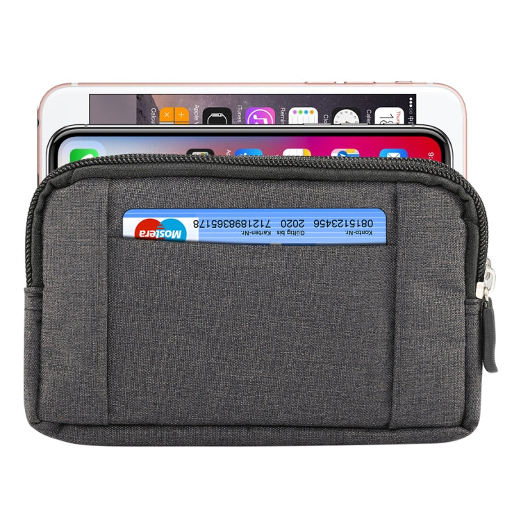 Sports Denim Universal Phone Bag Waist Bag for 5.2 inch or below Smartphones, Size: S