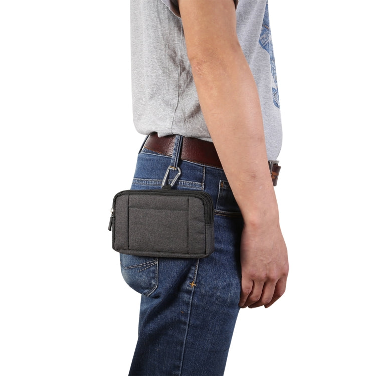 Sports Denim Universal Phone Bag Waist Bag for 5.2 inch or below Smartphones, Size: S