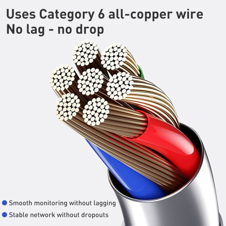 2 in 1 RJ45 POE Injector and Splitter Cable Set with 2.1x 5.5mm Female & Male DC Jack