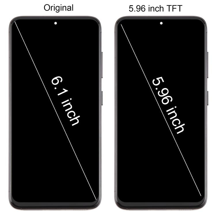 For Samsung Galaxy S23 SM-S911B EU Version 5.96 inch TFT LCD Screen Digitizer Full Assembly with Frame, Not Supporting Fingerprint Identification