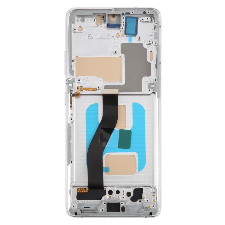For Samsung Galaxy S21 Ultra SM-G998B 6.66 inch TFT LCD Screen Digitizer Full Assembly with Frame, Not Supporting Fingerprint Identification