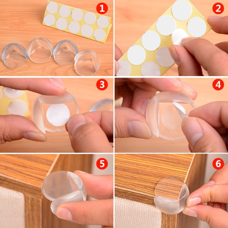 4pcs Baby Desk Corner Safety Cover Pad Protector Cushion (4pcs in one packaging,the price is for 4 pcs)