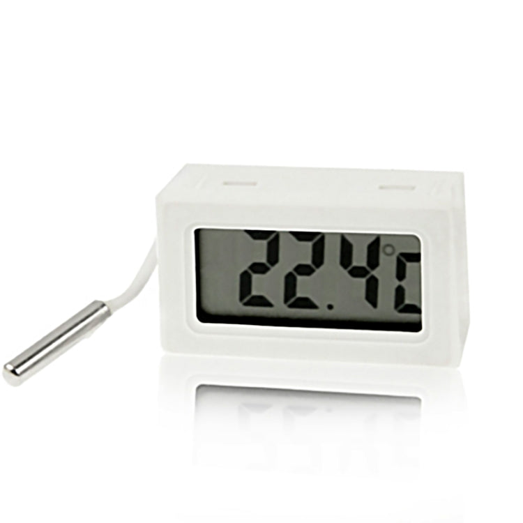 Mini LCD Indoor Digital Thermometer , White