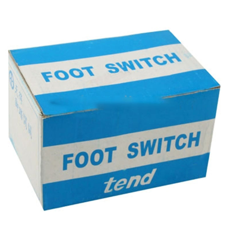TFS-1 AC 250V 10A Anti-slip Plastic Case Foot Control Pedal Switch, Cable Length: 1m
