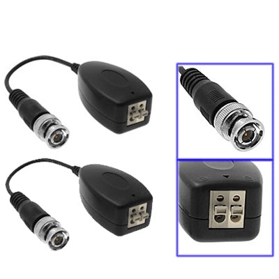 2 PCS Passive UTP Video Balun Transceiver