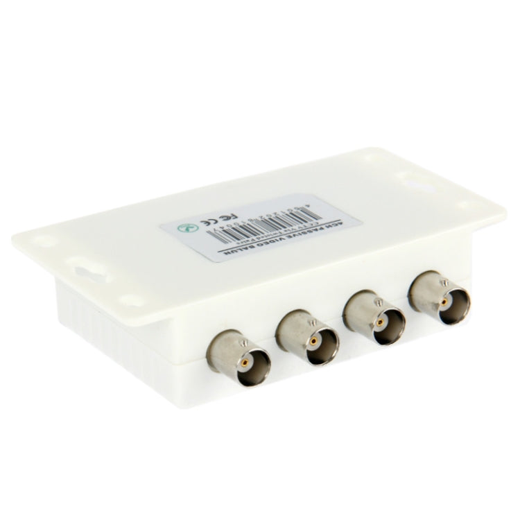4 CH Passive UTP Video Balun / CCTV Via Twisted Pairs