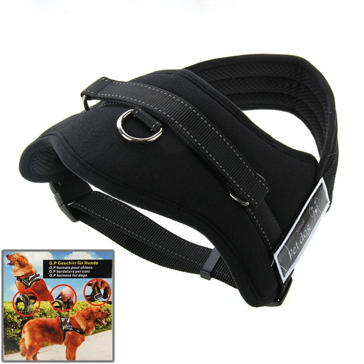 Soft Thicken Pet Chest Suspenders Dog Traction Rope, Size: M (50-65cm)