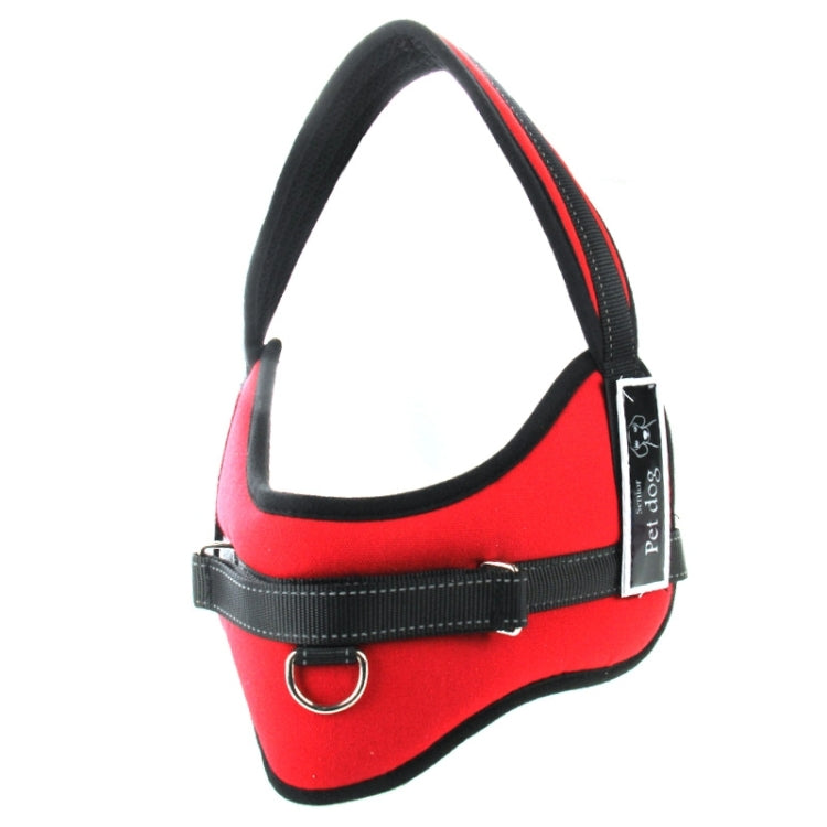 Soft Thicken Pet Chest Suspenders Dog Traction Rope, Size: M (50-65cm)