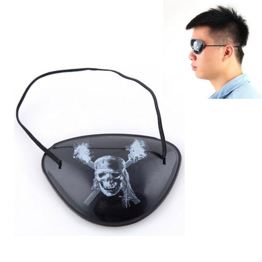 Halloween Props Plastic Pirate Eye Patches, Random Pattern Delivery